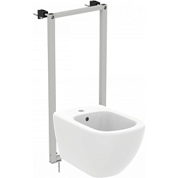 Биде Tesi 36х53 см, белый матовый, с инсталяцией, подвесное, без крышки, Ideal Standard D3868V1 Ideal Standard