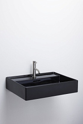 Подвесная раковина Kartell by laufen 60х12х46 см, черный глянец, SaphirKeramik, Laufen 8.1633.3.020.104.1 Laufen