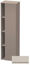Шкаф-колонна DuraStyle 50х36х180 см, корпус-базальт матовый, фронт-серо-коричневый, правый, подвесной монтаж, Duravit DS1249R9143 Duravit