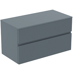 Модуль под раковину Finesse 100,2х50,5х55,8 см, со столешницей, пепельно-голубой матовый, Ideal Standard E3435UQ Ideal Standard