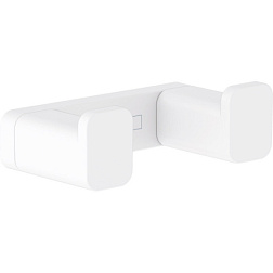 Крючок AddStoris матовый, двойной, цвет белый, Hansgrohe 41755700 Hansgrohe