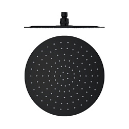 Лейка верхнего душа Hydrotherapy 25 см, round, чёрный цвет, без держателя, Ramon Soler RM250NM Ramon Soler