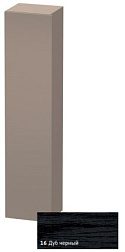 Шкаф-колонна DuraStyle 40х36х180 см, корпус-базальт матовый, фронт-дуб чёрный, правый, подвесной монтаж, Duravit DS1229R1643 Duravit