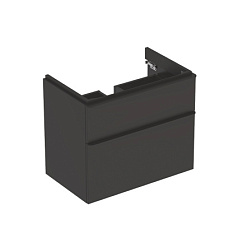 Модуль под раковину Smyle 73,4х47х61,7 см, square, темно-серый матовый, Geberit 500.353.JK.1 Geberit