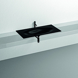 Мебельная раковина Shape 102х52 см, черный матовый, Kerasan 547031*1 Kerasan