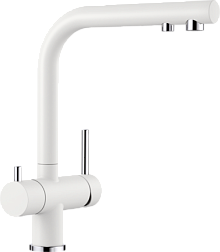 Кухонный смеситель для фильтра Fontas II поворотный излив, хром / белый, Blanco 525141 Blanco