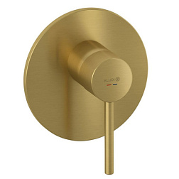 Лицевая часть встраиваемого смесителя Bozz брашированное, 1 функция, золото, Kludi 38655N076 Kludi