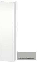 Шкаф-колонна DuraStyle 40х24х180 см, корпус-белый матовый, фронт-бетонно-серый матовый, правый, подвесной монтаж, Duravit DS1228R0718 Duravit