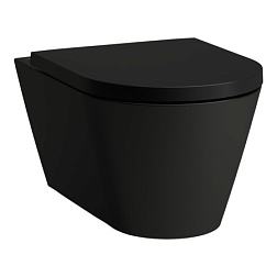 Подвесной унитаз Kartell by laufen 37х54,5 см, безободковый, с сиденьем, Laufen 8.2033.7.716.000.1 Laufen