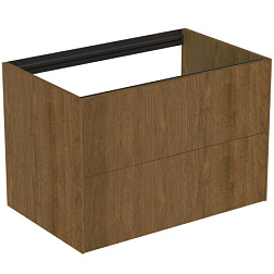 Модуль под раковину Conca 80х50,5х54 см, темный орех, система push-to-open, Ideal Standard T4356Y5 Ideal Standard