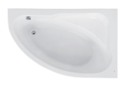 Акриловая ванна Welna 160х100 см, правая, глубина 50 см, асимметричная, Roca ZRU9302998 Roca
