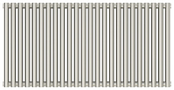 Отопительный дизайн-радиатор Эстет 108х50 см, 24 секции, матовый белый, двухрядный глухой, Сунержа 30-0302-5024 Сунержа