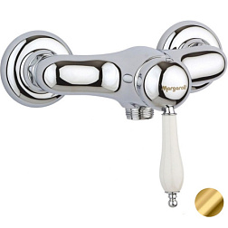 Настенный смеситель без излива Classica золото, без лейки, Margaroli RU1005AA01GD Margaroli