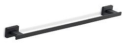 Горизонтальный полотенцедержатель Atena 45 см, нержавеющая сталь, матовый, цвет черный, Gedy 4421/45(14) Gedy
