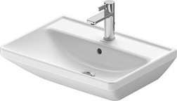Подвесная раковина D-Neo 60х44х16,5 см, 1 отв. под смеситель, санфарфор, с отв. под смеситель, Duravit 2366600000 Duravit