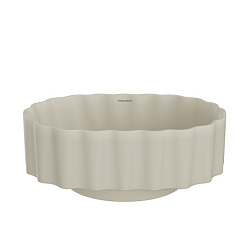 Накладная раковина Artbasin 53х38х19,5 см, Conchiglia, песочный, матовое покрытие, санфарфор, Kerama Marazzi CC.wb.50\SAN Kerama Marazzi
