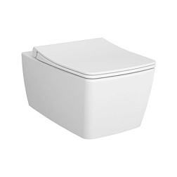 Подвесной унитаз Metropole 36х56 см, безободковый, без сиденья, Vitra 7672B003-0075 Vitra