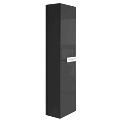 Шкаф-колонна Victoria Nord 30х24х150 см, black edition, реверсивная установка двери, подвесной монтаж, Roca ZRU9000095 Roca