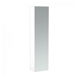 Шкаф-колонна Ilbagnoalessi one 40х30х170 см, белый лак, зеркальная дверца, 2 полки +2ящика, левый, подвесной монтаж, Laufen 4.5801.2.097.631.1 Laufen
