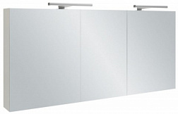 Зеркало 140х65 см, шкаф, с подстветкой, белый лак, с подсветкой, Jacob Delafon EB1370-G1C Jacob Delafon