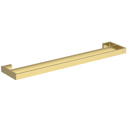 Горизонтальный полотенцедержатель Conca 60 см, шлифованное, квадратный дизайн, дваойной, золото, Ideal Standard T4500A2 Ideal Standard