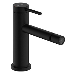 Смеситель для биде Tecturis S матовый, чёрный цвет, с донным клапаном, Hansgrohe 73201670 Hansgrohe