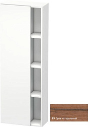 Шкаф-колонна DuraStyle 50х24х140 см, корпус-белый матовый, фронт-орех натуральный, левый, подвесной монтаж, Duravit DS1238L7918 Duravit