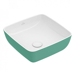 Накладная раковина Artis 41х41х13 см, sencha, TitanCeram, Villeroy&Boch 417841BCW4 Villeroy&Boch