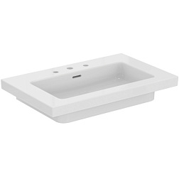 Подвесная раковина Extra 81х51х15 см, с 3 отверстиями под смеситель, санфарфор, с отв. под смеситель, Ideal Standard T436401 Ideal Standard
