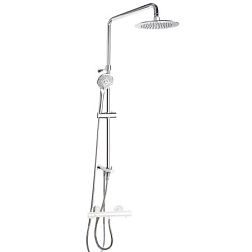 Гарнитур с верхним душем Hydrotherapy T20002RP240 3 режима ручной лейки, 24 см, round, Ramon Soler T20002RP240 Ramon Soler