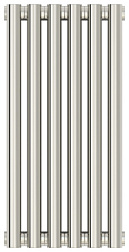 Отопительный дизайн-радиатор Эстет 27х50 см, 6 секций, состаренная латунь, двухрядный коаксиальный, Сунержа 051-0332-5006 Сунержа