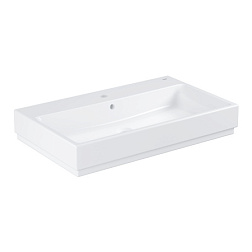 Подвесная раковина Cube Ceramic 80х49х12,5 см, с покрытием pureguard, санфарфор, Grohe 3946900H Grohe
