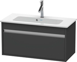 Модуль под раковину Ketho 80х38,5х41 см, графит матовый, Duravit KT642304949 Duravit