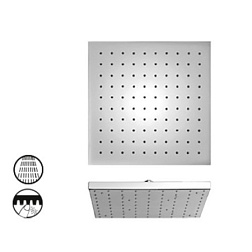Лейка верхнего душа abs, 20 см, square, без держателя, Paini 50CR759TCASQE Paini