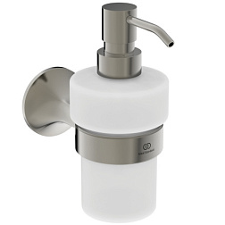 Настенный дозатор La Dolce Vita цвет стальной, с держателем, Ideal Standard T5510GN Ideal Standard