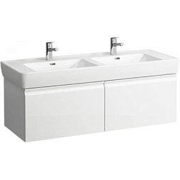 Модуль под раковину Pro S 125,8х45х39 см, белый глянцевый, 2 выдвижных ящика, Laufen 4.8357.1.096.999.1 Laufen