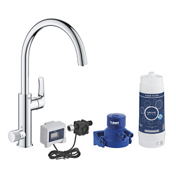 Кухонный смеситель для фильтра Blue Pure фильтр в комплекте, электронный, Grohe 30499000 Grohe