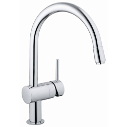 Смеситель для кухни с выдвижной лейкой Minta c-излив, Grohe 3291800E Grohe