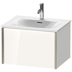 Модуль под раковину XViu 61х48х39,7 см, белый глянец, система push-to-open, Duravit XV40320B122 Duravit