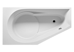 Акриловая ванна Yukon 160х90 см, правая, объем 175 л, асимметричная, Riho B008001005 Riho