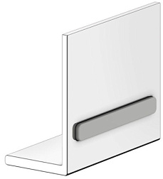 Ручки для мебели Somaris для зерк.шкафа на самоклеящейся (двусторонней) ленте, Keuco 14590 010100 Keuco