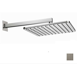 Лейка верхнего душа Cosmo шлифованный, 28 см, square, никель, с держателем, Bossini H69598I.094 Bossini