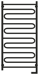 Электрический полотенцесушитель Элегия 2.0 60х120 см, черный матовый, правый, с терморегулятором, Сунержа 31-5219-1260 Сунержа