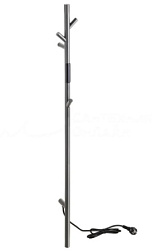 Электрический полотенцесушитель Neo 10,3х118 см, 30w, графит, с терморегулятором, Bemeta 704155015 Bemeta