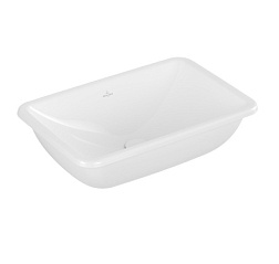 Встраиваемая сверху раковина Loop&Friends 60х40,5 см, CeramicPlus, санфарфор, Villeroy&Boch 4A650001 Villeroy&Boch