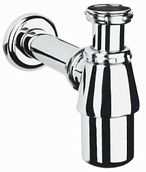 Сифон для раковины Syphon 22х41.5 см, латунный, бутылочный, Vitra A45122 Vitra