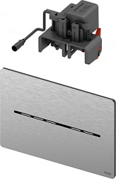 Электронная панель с бесконтактным смывом TECEsolid сатин (с покрытием против отпечатков пальцев), сталь, TECE 9240454 TECE