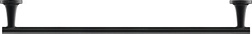Горизонтальный полотенцедержатель Starck T 61 см, матовый, цвет черный, Duravit 0099424600 Duravit