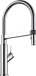 Смеситель для кухни с выдвижной лейкой Solenta s senso, Blanco 522406 Blanco