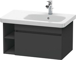 Модуль под раковину DuraStyle 73х44,8х39,8 см, для чаши справа, графит матовый, Duravit DS639304949 Duravit